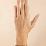Emerald Pear Cut Tennis Bracelet