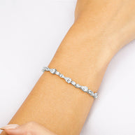 Sterling Silver Wyatt CZ Tennis Bracelet