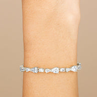 Sterling Silver Wyatt CZ Tennis Bracelet