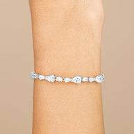 Sterling Silver Wyatt CZ Tennis Bracelet