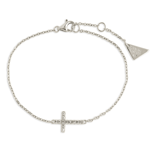 Sterling Silver Kinsey Luxe Cross Accent Bracelet