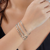 Anchor Chain Bracelet Set