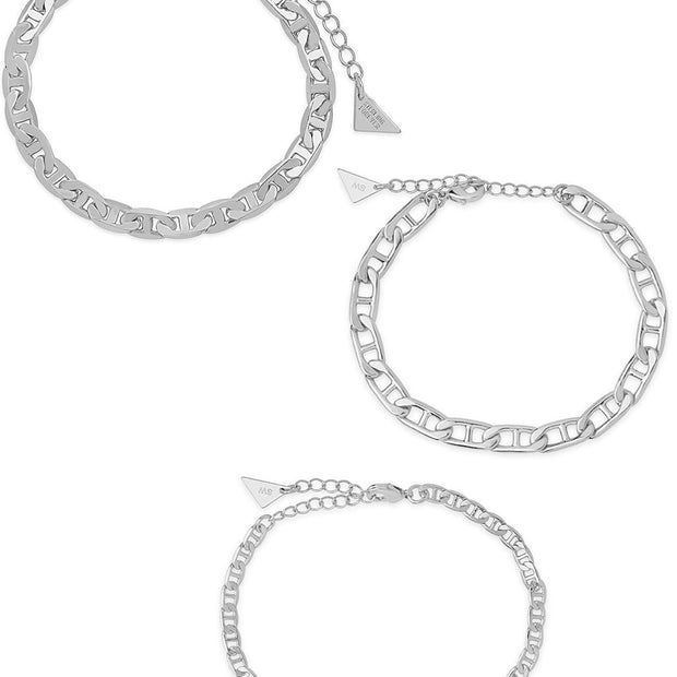 Anchor Chain Bracelet Set