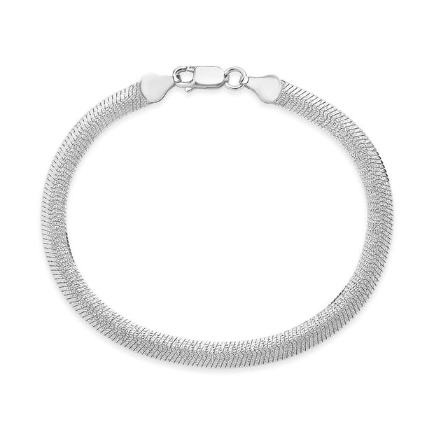 Flat Link Chain Bracelet