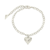 Beating Heart Charm Bracelet