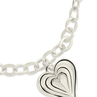 Beating Heart Charm Bracelet