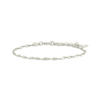 Blakely Twisted Herringbone Chain Bracelet