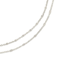 Sterling Silver Chloe Chain Bracelet Set of 2