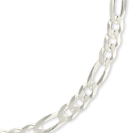 Dainty Sterling Silver Figarro Chain Bracelet