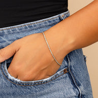 Sterling Silver Annelise Chain Bracelet