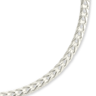 Sterling Silver Kira Wheat Chain Bracelet