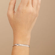 Sterling Silver Malena Cuban Link Chain Bracelet