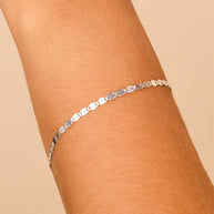 Sterling Silver Estela Confetti Chain Bracelet