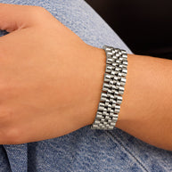 Chunky Watch Band Chain Bracelet
