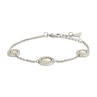 Oasis Opal & CZ Stationed Bracelet