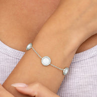 Oasis Opal & CZ Stationed Bracelet