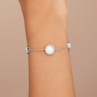Oasis Opal & CZ Stationed Bracelet