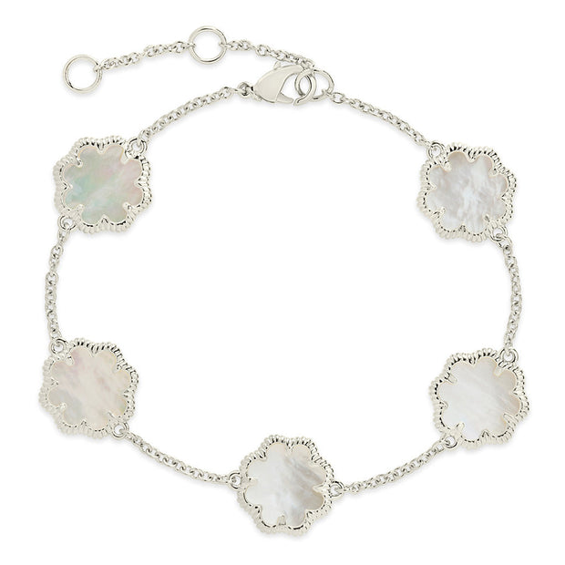 Rose Petal Station Bracelet