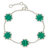 Rose Petal Station Bracelet