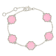Rose Petal Station Bracelet