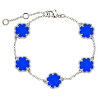 Rose Petal Station Bracelet