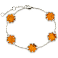 Rose Petal Station Bracelet