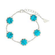 Rose Petal Station Bracelet