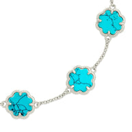 Rose Petal Station Bracelet