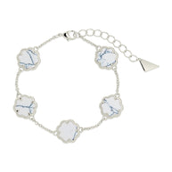 Rose Petal Station Bracelet