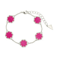 Rose Petal Station Bracelet