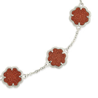 Rose Petal Station Bracelet