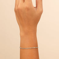 Blakely Twisted Herringbone Chain Bracelet