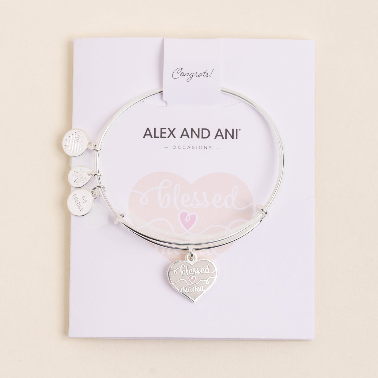 'Blessed Mama' Charm Bangle