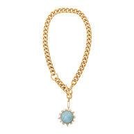 Odyssey Necklace Blue Gold