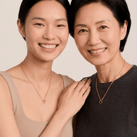 Mother/Daughter Matching Set - “Forever Connected Matching Necklace Set“
