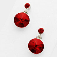 Genuine Crystal Drop Earrings