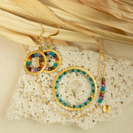 Mini Halo Earrings