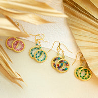 Mini Halo Earrings