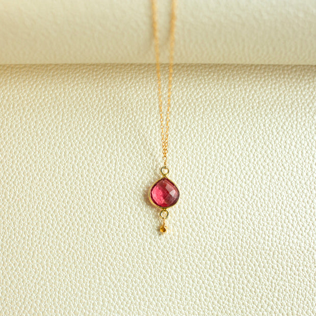 Pink Tourmaline Ballet Pendant