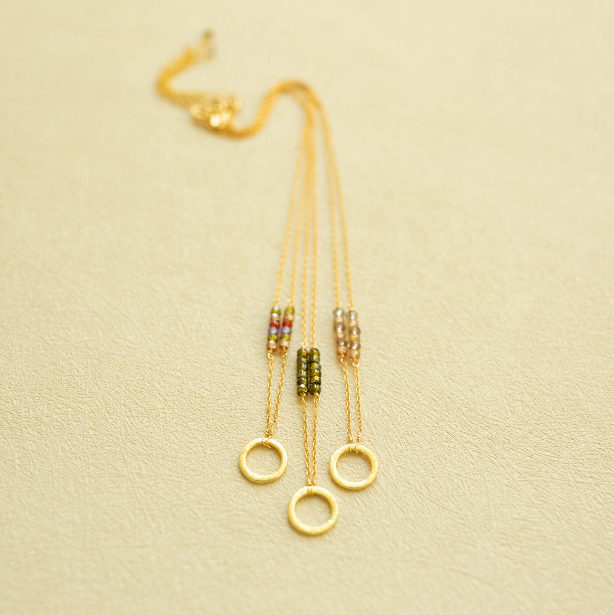 Champagne Quartz Solara Necklace