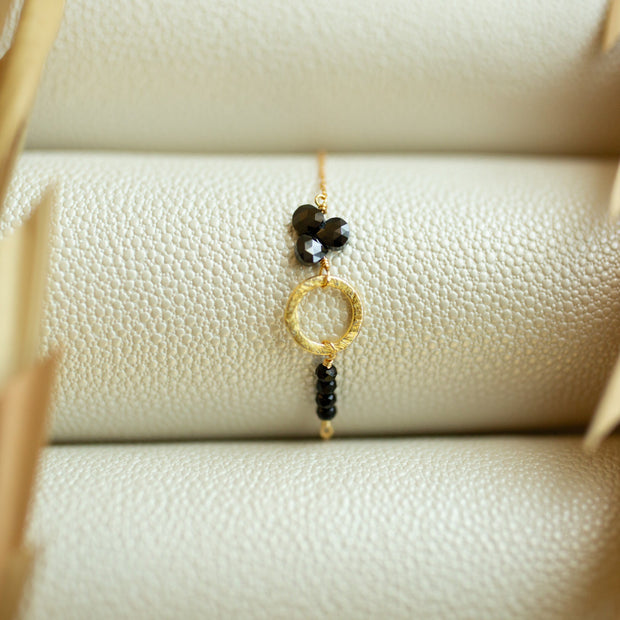 Black Spinel Solara Bracelet