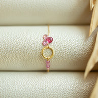 Pink Tourmaline Solara Bracelet