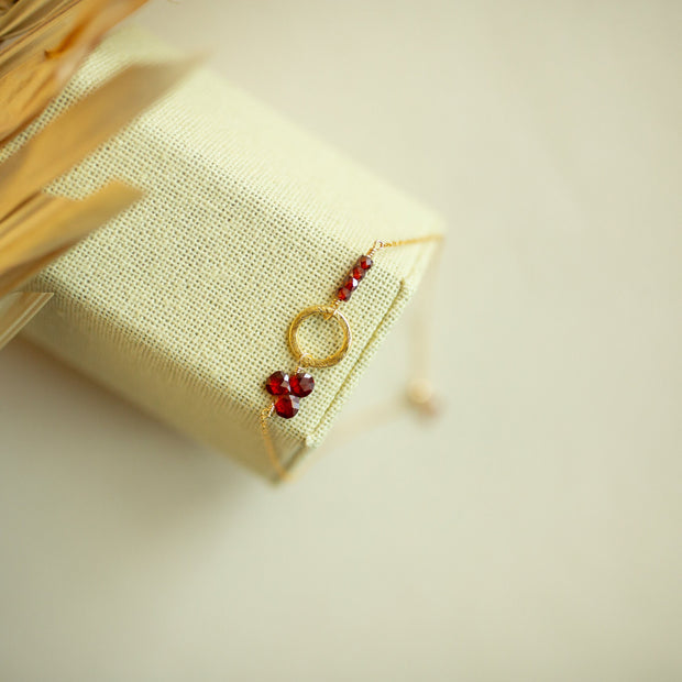 Pink Tourmaline Solara Bracelet
