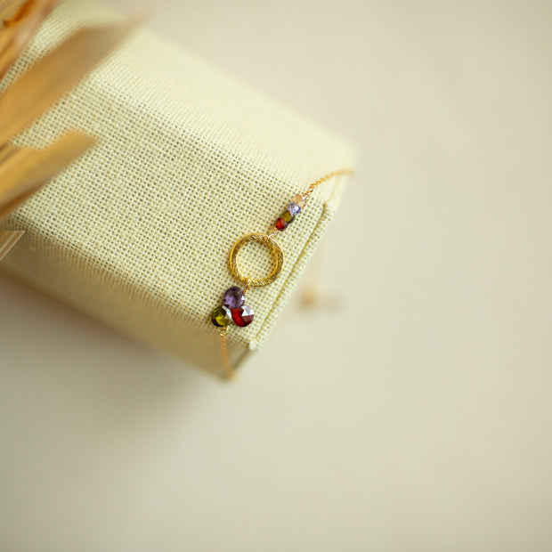 Pink Tourmaline Solara Bracelet