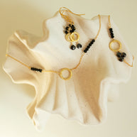 Black Spinel Solara Necklace