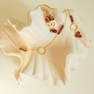Garnet Solara Necklace