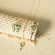 Rhodolite Garnet Gold Isla Collection