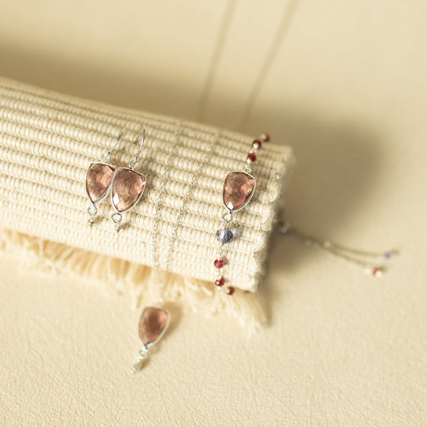 Rhodolite Garnet Silver Isla Collection