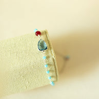 London Blue Quartz Gold Isla Bracelet