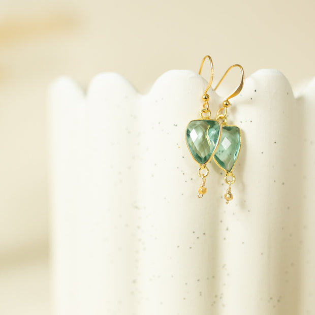 Green Amethyst Gold Isla Collection